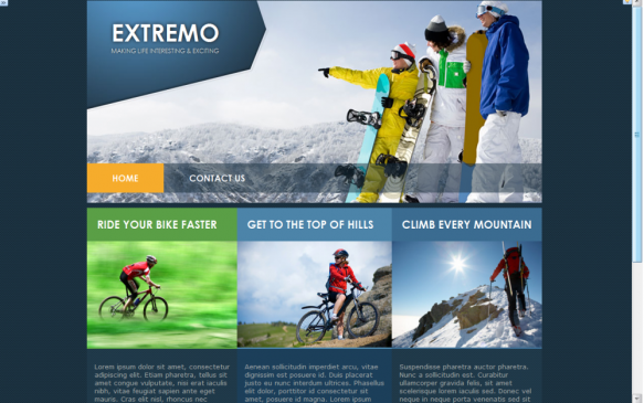 Mountain Trekking Theme Sample