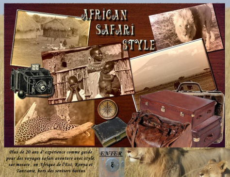 Old African Safari Style
