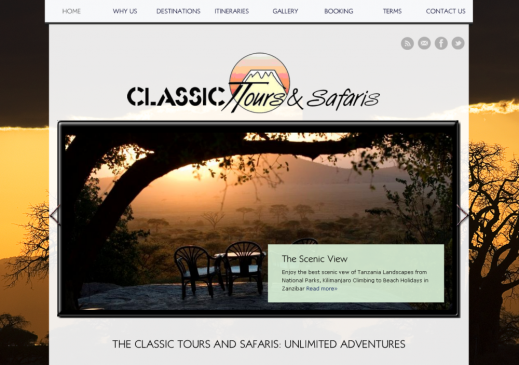 Tourrism Theme Design Sample